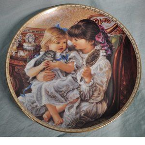 reco 1993 collectors plate sugar & spice sisters by Sandra Kuck with COA (31)
